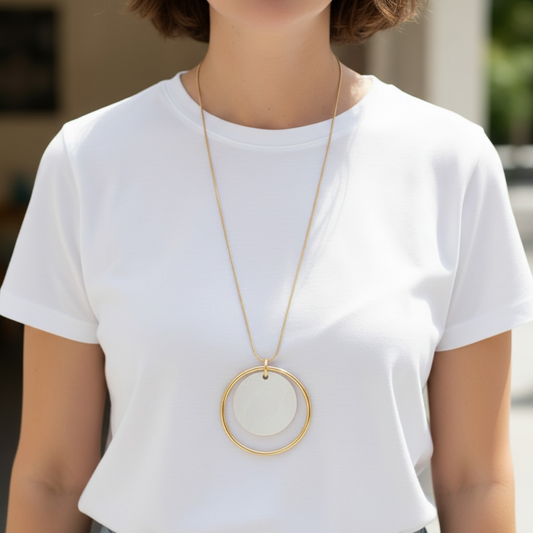 Sautoir en acier inoxydable