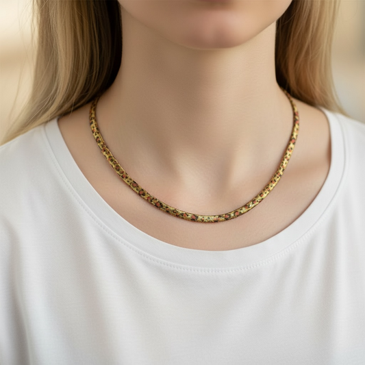 Collier en plaqué or