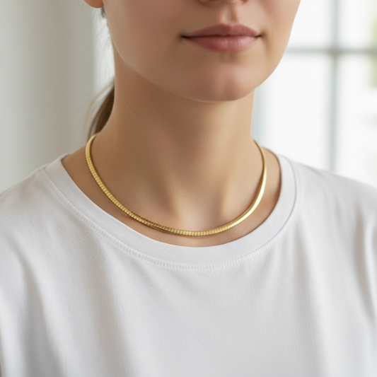 Collier en plaqué or