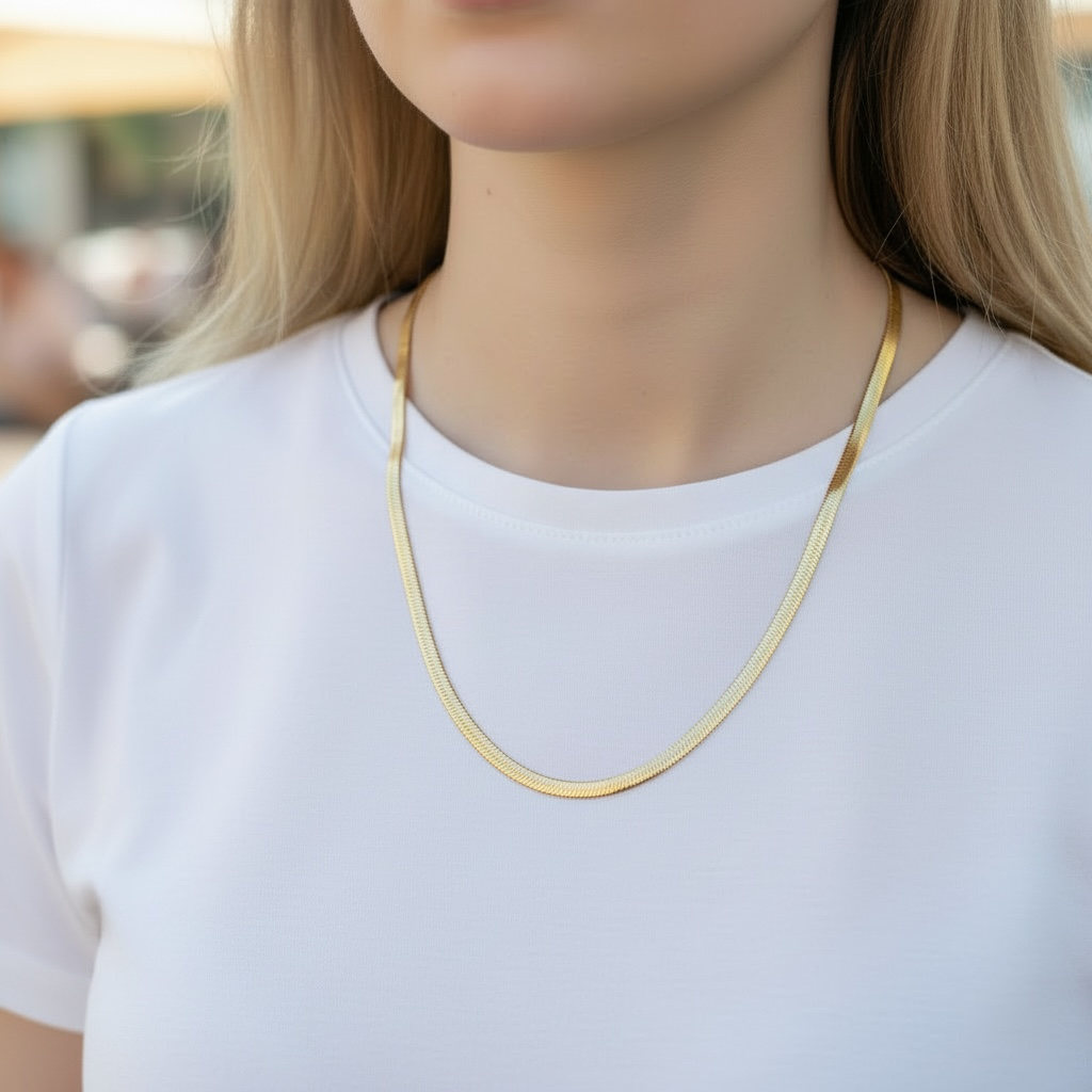 Collier en plaqué or