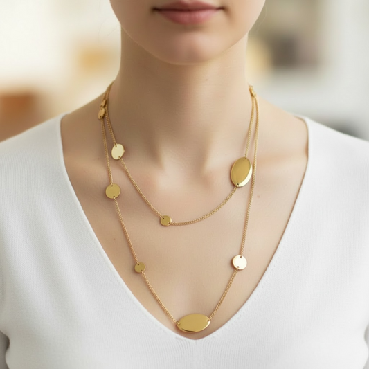 Sautoir en plaqué or