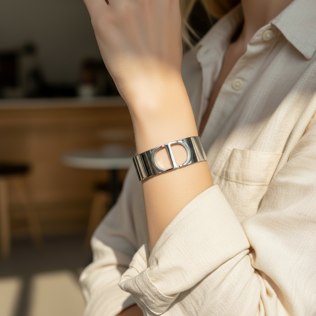 Manchette en Plaqué Or